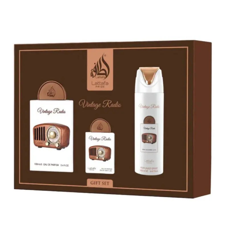 Empre - Vintage Radio 3pc Gift Set-FragStop Fragrances