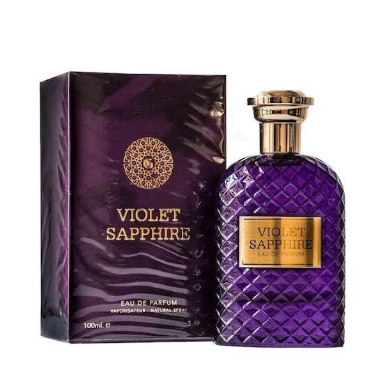 Violet Sapphire Fragrance World 100ml Eau De Parfum For Women